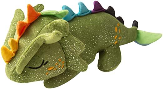 Snugarooz Drowsy the Dragon Dog Toy, Green, 14-in