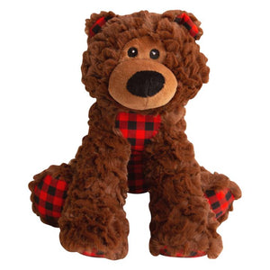 Snugarooz Benny the Bear Dog Toy, 11-in