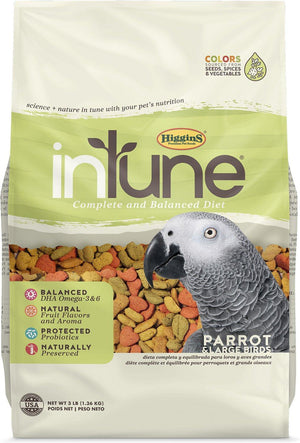 Higgins inTune Parrot Bird Food