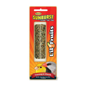 Higgins Sunburst L'il Fruits Sticks Canary & Finch Bird Treats