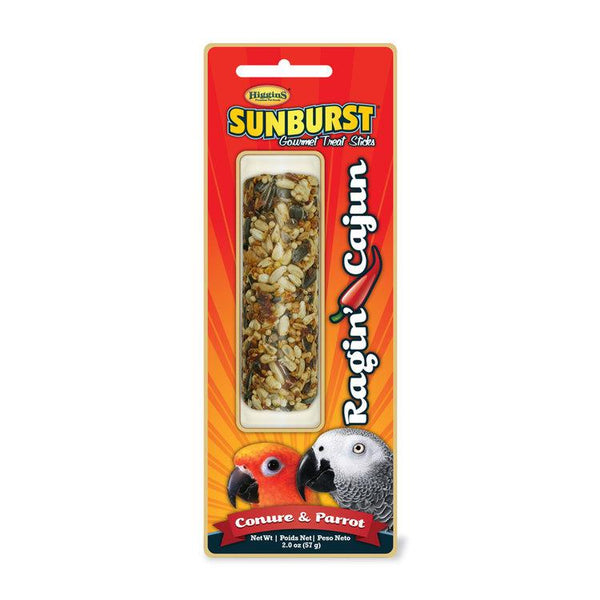 Higgins Sunburst Bâtonnets Ragin' Cajun pour Conures & Perruches