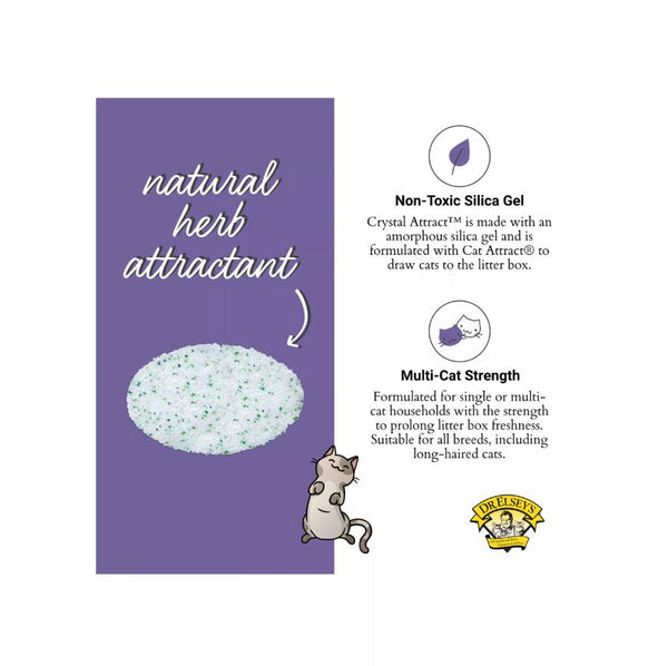 Dr. Elsey's Crystal Attract Litière pour chat en silice, 8-lb