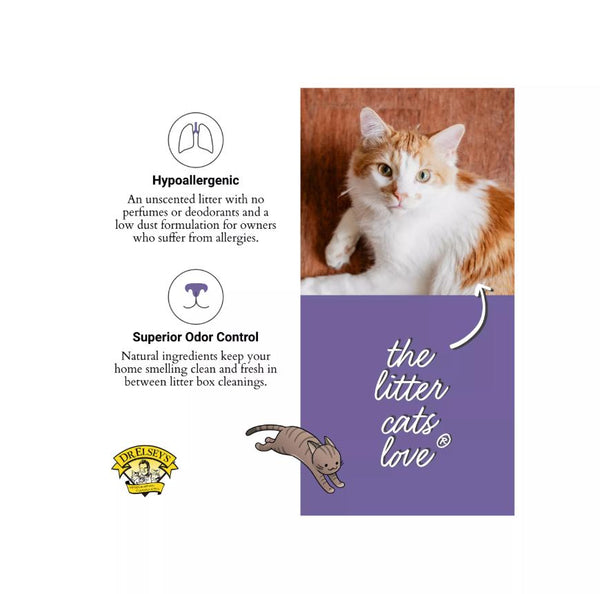 Dr. Elsey's Crystal Attract Litière pour chat en silice, 8-lb