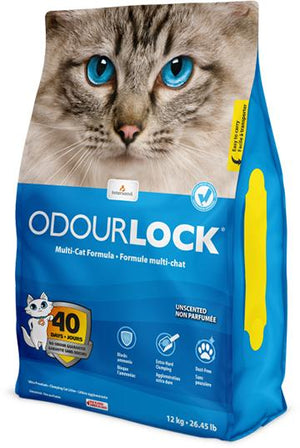 Intersand OdorLock Unscented Cat Litter, 12-kg