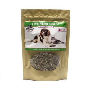 Riva's Remedies Five Herb Digest Homeopathic Liquid for Dogs & Cats