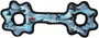 Tuffy Ultimate Tug-O-Gear Dog Toy, Blue Camo