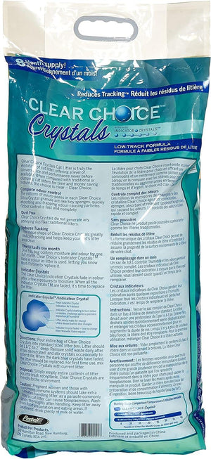 Clear Choice Litière alternative pour chats aux cristaux de silice, 28.5-lb