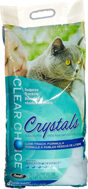 Clear Choice Litière alternative pour chats aux cristaux de silice, 28.5-lb