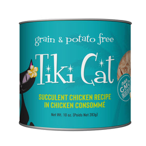 Tiki Cat Luau Succulent Chicken Recipe in Consomme
