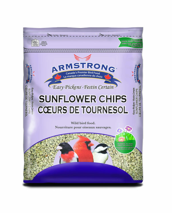 Armstrong Easy Pickens Chips de tournesol Nourriture pour oiseaux sauvages