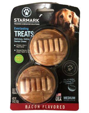 Starmark Everlasting Treats Bacon Flavor Dog Dental Chew