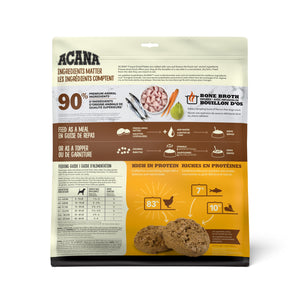 ACANA Free-Run Chicken Recipe Patties Grain-Free Freeze-Dried Dog Food & Topper, 14-oz