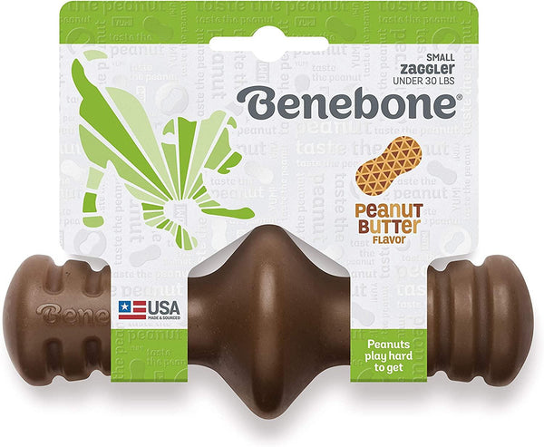 Benebone Zaggler Peanut Butter Flavored Dog Toy