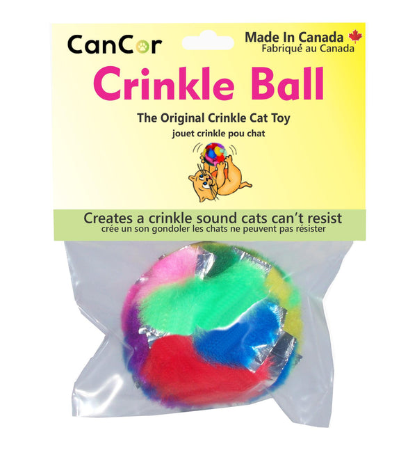 Cancor Jouet pour Chat Balle Froissée