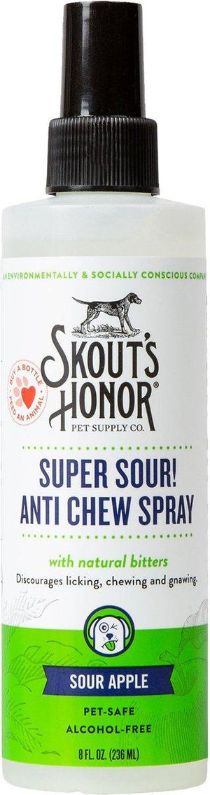 Skout's Honor Super Sour! Anti Chew Spray for Dogs
