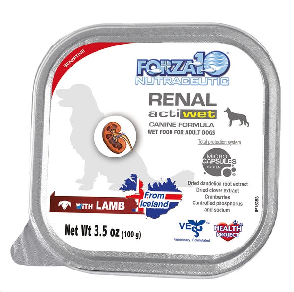 Forza10 Actiwet Renal Support Lamb Wet Dog Food