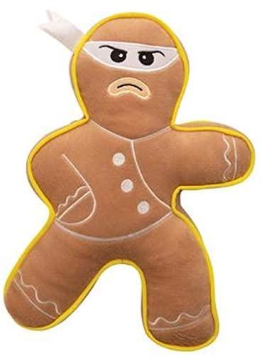 Snugarooz Jouet Chien Bonhomme Pain d’Épices Ninja, 10-in