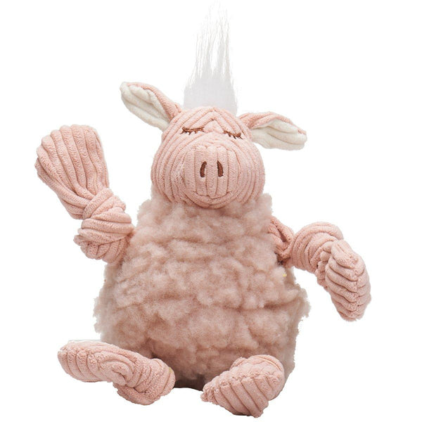 HuggleHounds HuggleFleece FlufferKnottie Penelope the Pig Dog Toy