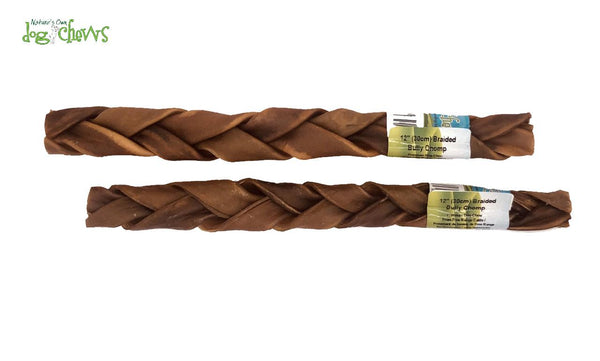Nature's Own Friandises pour chiens Bully Chomp tressé sans odeur