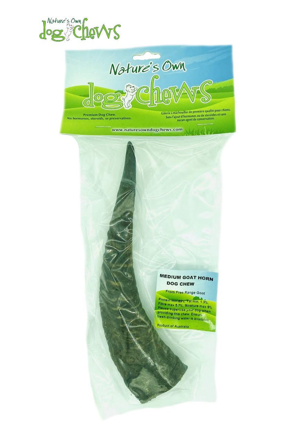 Nature's Own Dog Chews Friandises en corne de chèvre pour chiens