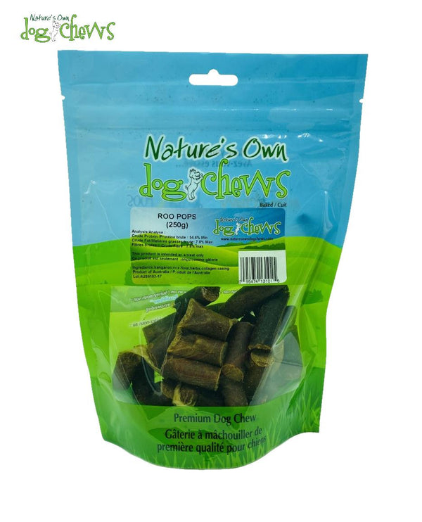 Nature's Own Dog Chews Roo Pops Friandises pour chiens