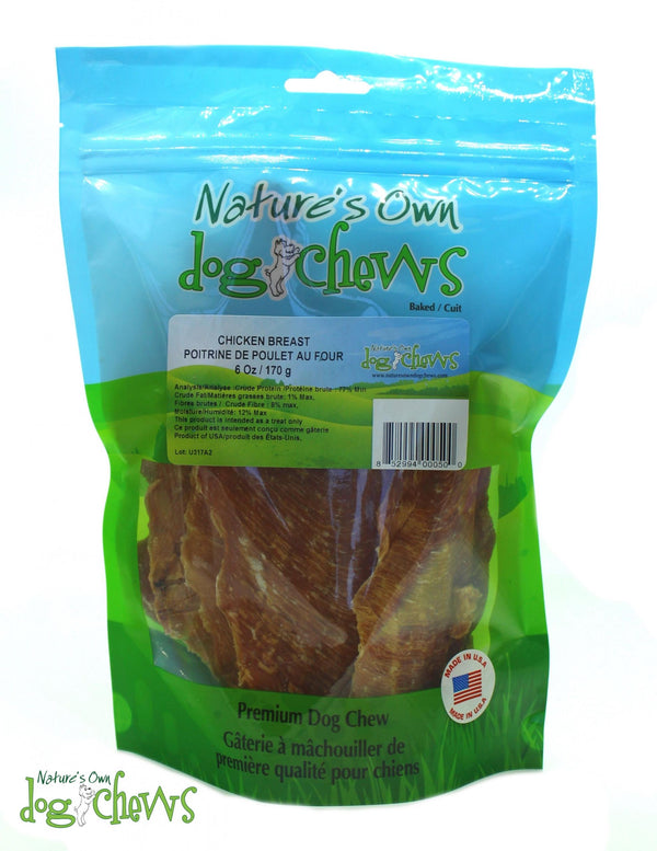 Nature's Own Dog Chews Poitrine de poulet Friandises pour chiens