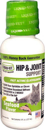 Liquid-Vet Hip & Joint Support Seafood Flavored Cat Supplement