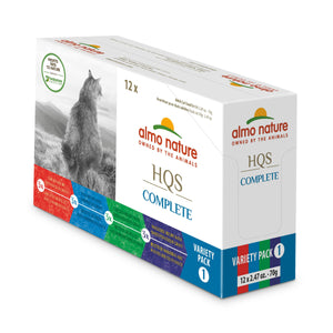 Almo Nature HQS Complete Variety Pack Wet Cat Food Can