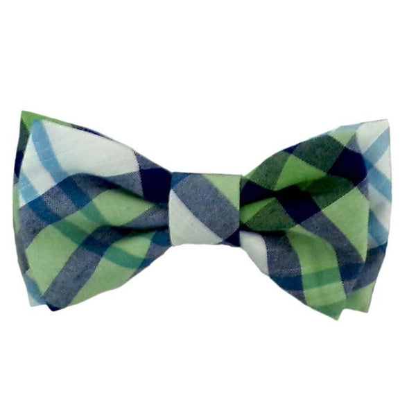 Huxley & Kent Nœud Papillon pour Animal, Madras Citron Vert