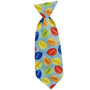 Huxley & Kent Party Time Dog Long Tie, Blue