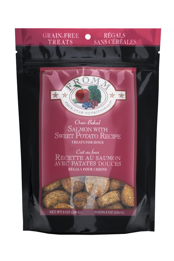 Lés regals Fromm Four-Star Nutritionals Recette au saumon avec patates douces pour chiens