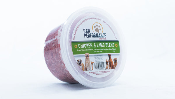 Raw Performance Chicken & Lamb Blend Dog Food