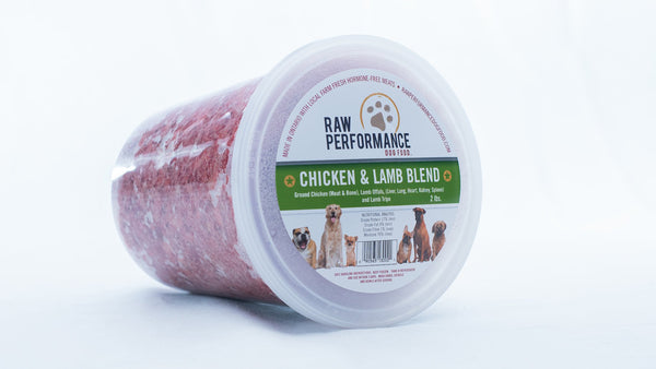 Raw Performance Chicken & Lamb Blend Dog Food