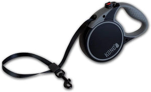 KONG Terrain Laisse rétractable pour chien Noir