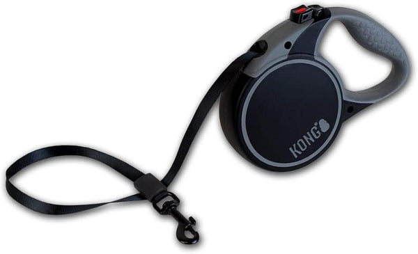 KONG Terrain Retractable Dog Leash, Black