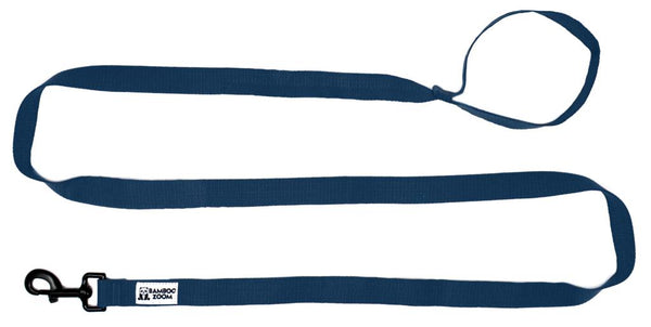 Bamboo Zoom Dog Leash, Blue