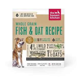 The Honest Kitchen Fish & Oat Whole Grain Dehydrated Dog Food