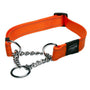 Collier pour chien Rogz Snake Half-Check, orange