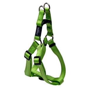 Rogz Snake Step-in Harnais pour chien, citron vert