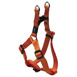Rogz Classic Step-in Dog Harness, Orange, Medium