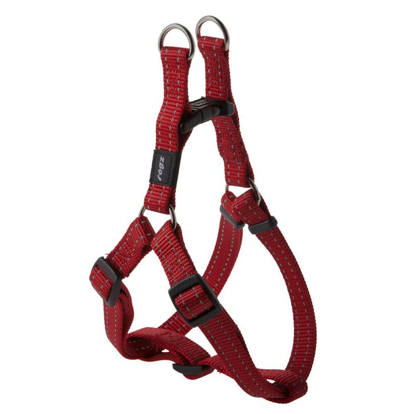 Rogz Snake Step-in Harnais pour chien, rouge