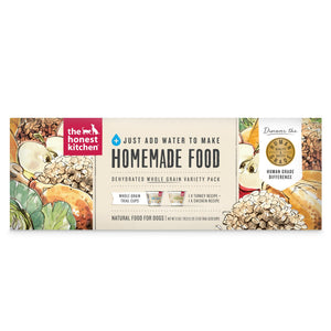 The Honest Kitchen Whole Grain Chicken & Turkey Recipe Variety Pack Dehydrated Dog Food