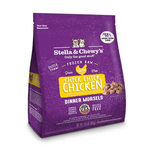 Stella & Chewy's Chick Chick morceaux de dîner au poulet cru congelés pour chats