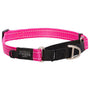 Rogz Landing Strip Web Control Dog Collar, Pink