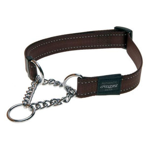 Rogz Control Dog Collar, Chocolate, X-Large