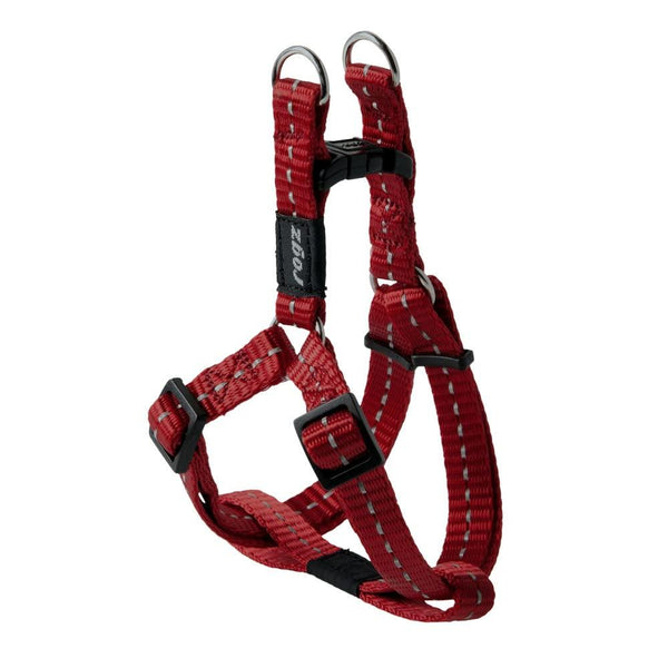 Rogz Classic Step-in Dog Harness, Red, Small