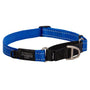 Rogz Control Martingale Web Dog Collar, Blue, Small