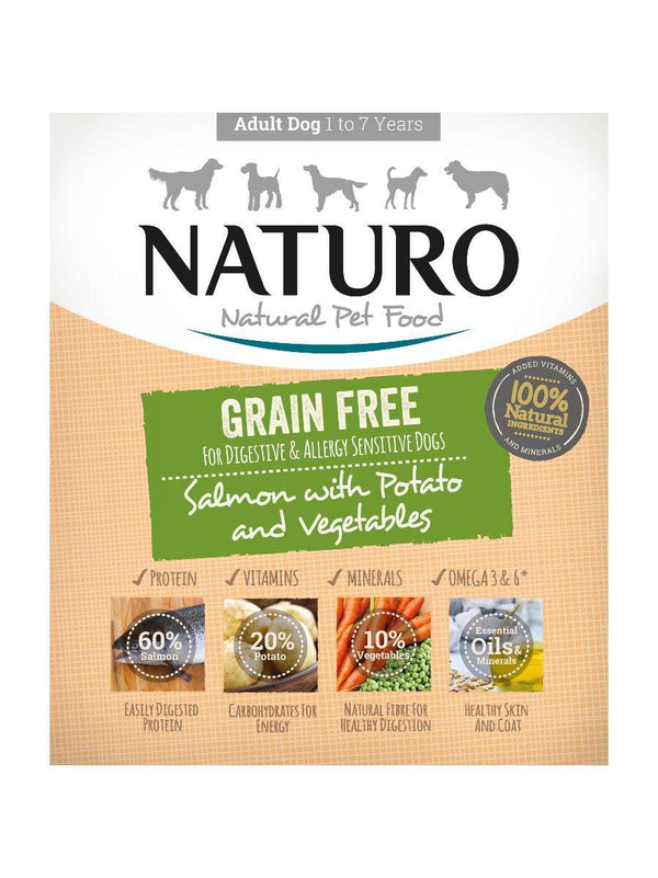 Naturo Salmon with Potato & Vegetables Grain-Free Wet Dog Food