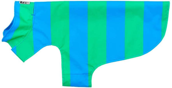 RC Pets Delta Imperméable pour chien, rayures cyan