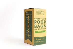 Pawsitive Solutions Sacs à déjections compostables pour chiens